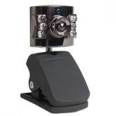 Webcam 1.3mp 300k C/ Led + Microfone